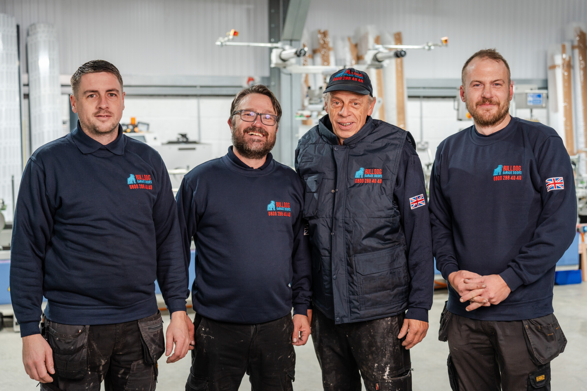 The installation team at Bulldog Garage Doors