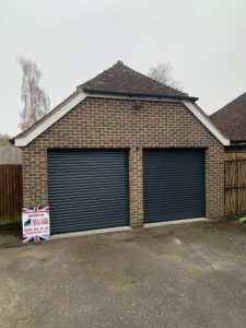 2 x Anthracite 77 Roller Doors